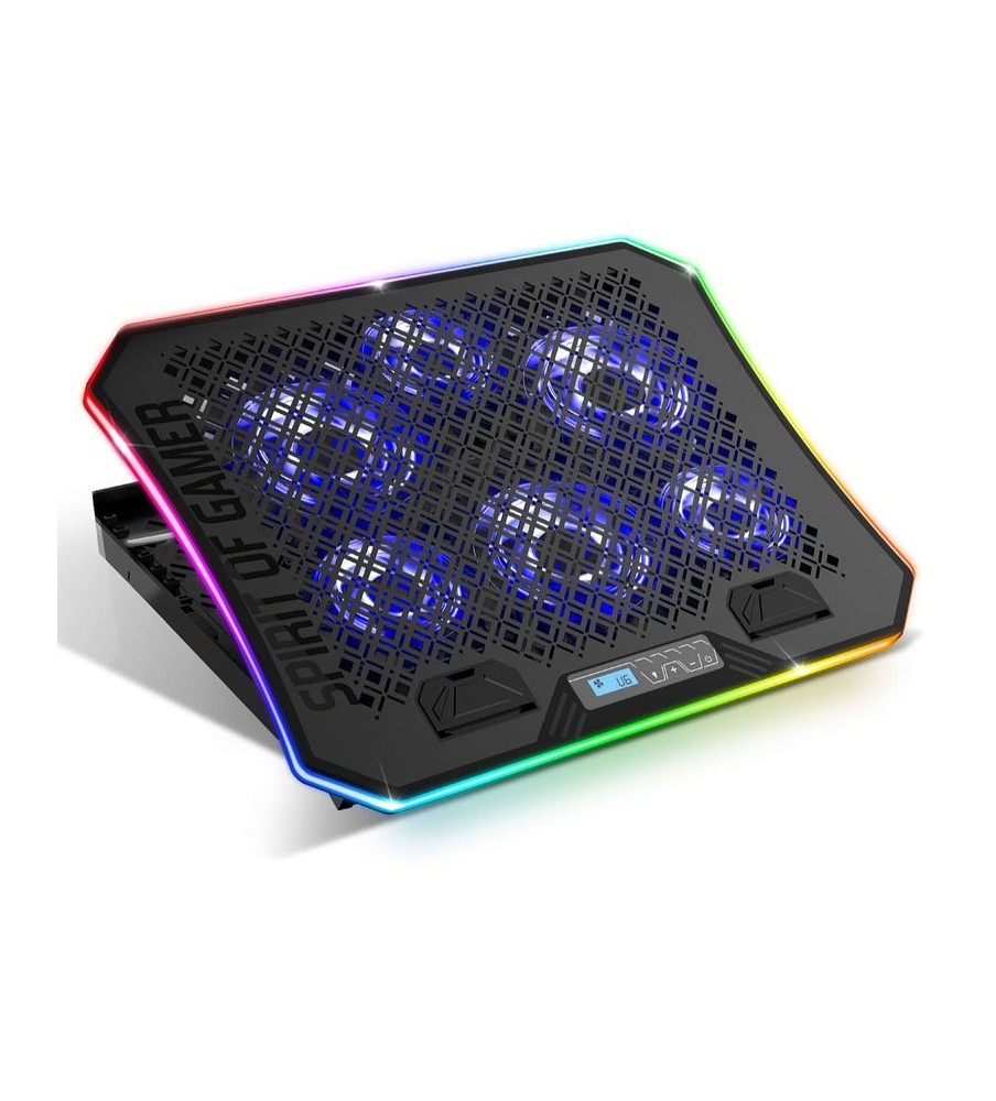 Refroidisseur SPIRIT OF GAMER AIRBLADE 1200 RGB Pour PC Portable 17"