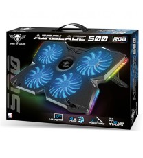 Refroidisseur SPIRIT OF GAMER Airblade 500 RGB Pour PC Portable - Bleu