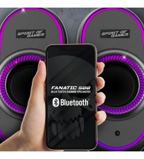 Haut-parleur Gamer Sans Fil SPIRIT OF GAMER Fanatic 500 RGB – Noir