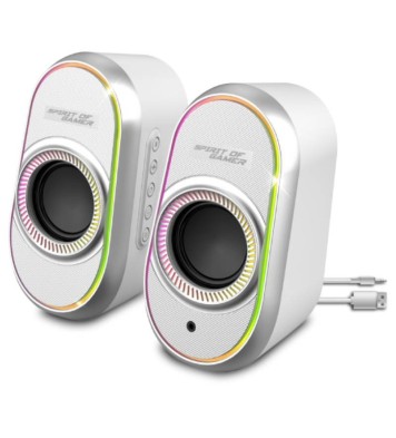 Haut-parleur Gamer Sans Fil SPIRIT OF GAMER Fanatic 500 RGB / Blanc