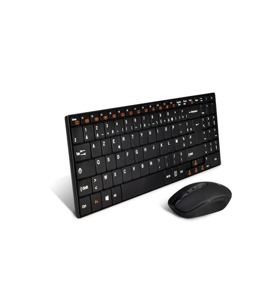 Ensemble Clavier & Souris Sans Fil ADVANCE Combo - Noir