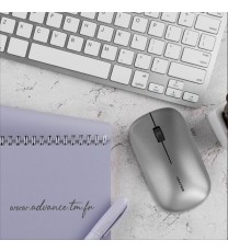 Souris Sans Fil ADVANCE Slimfit - Gris