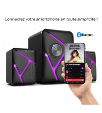 Haut-parleur Bluetooth - Advance Soundphonic 11W RMS - RGB