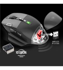 Souris Gamer Sans Fil SPIRIT OF GAMER XPERT-M800 RGB / Noir