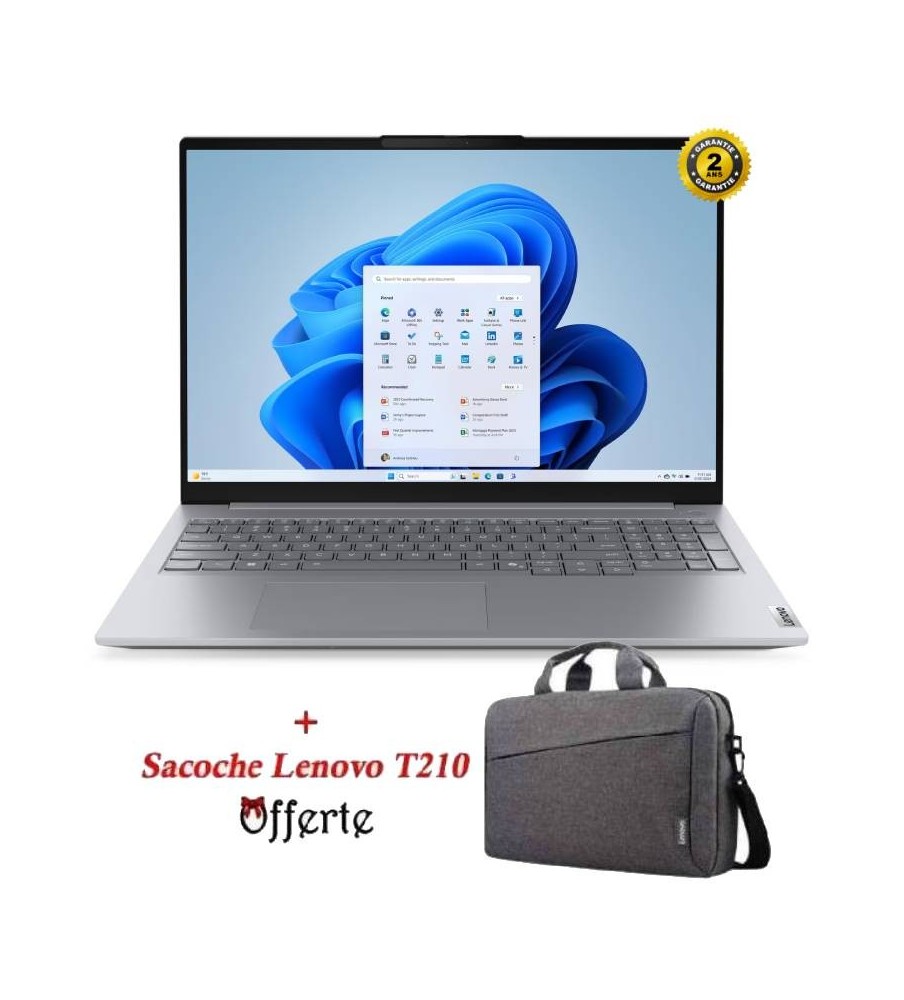PC Portable LENOVO ThinkBook 16 G8 IAL Ultra 5 225U / 16GO DDR5 / 512G SSD - Gris