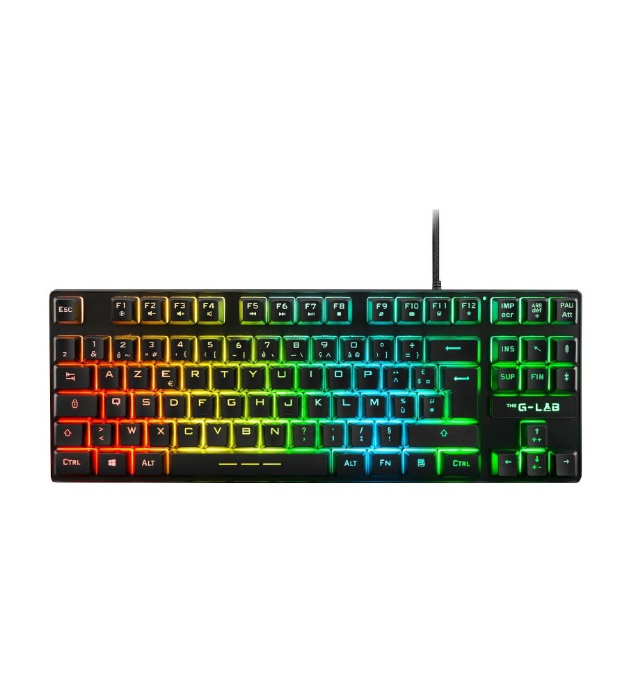Clavier Filaire Gaming G-LAB KEYZ CAESIUM TKL - Noir