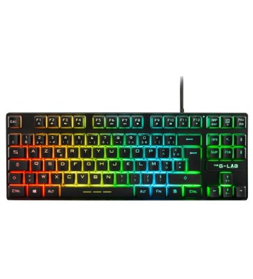 Clavier Filaire Gaming G-LAB KEYZ CAESIUM TKL - Noir