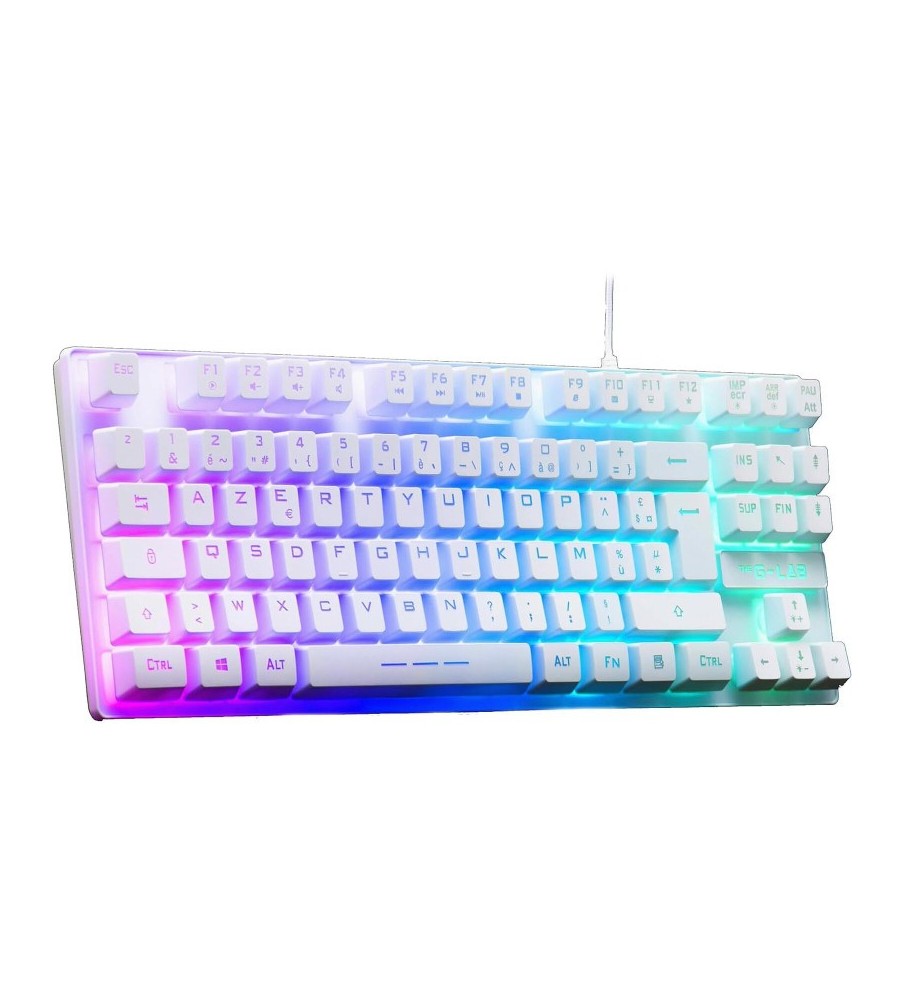 Clavier gaming G-LAB CAESIUM TKL RGB / Blanc