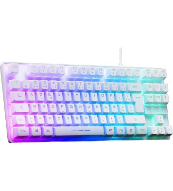 Clavier gaming G-LAB CAESIUM TKL RGB / Blanc