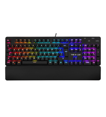 Clavier Gamer Mécanique THE G-LAB RGB Red Switch Noir
