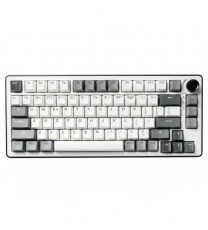 Clavier gaming G-LAB KEYS ELITE 300 TKL RGB SANS FIL  - Blanc et Gris