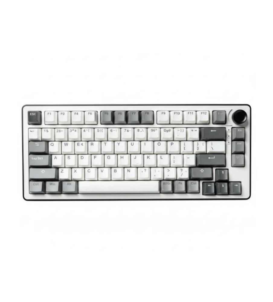 Clavier gaming G-LAB KEYS ELITE 300 TKL RGB SANS FIL  - Blanc et Gris