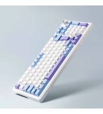 Clavier Sans Fil Gaming G-LAB keys Elite 400 RGB - Blanc et Bleu