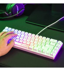 Pack Clavier & Souris Gaming G-Lab Combo HYDROGEN 2 en 1 - Blanc