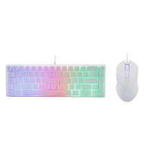 Pack Clavier & Souris Gaming G-Lab Combo HYDROGEN 2 en 1 - Blanc