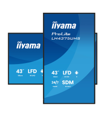 ECRAN d'affichage dynamique professionnel IIYAMA 4K UHD 43" ProLite (LH4375UHS-B2AG)