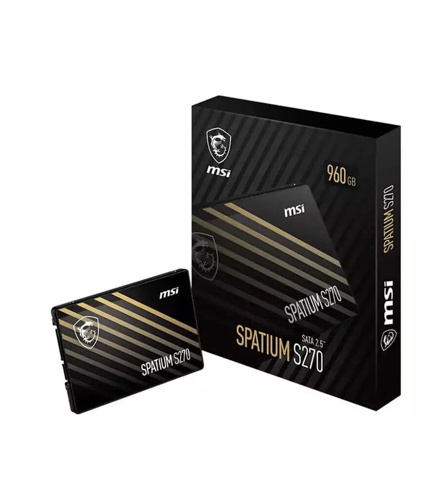Disque Dur Interne SSD MSI SPATIUM S270 SATA 2.5" / 960 Go