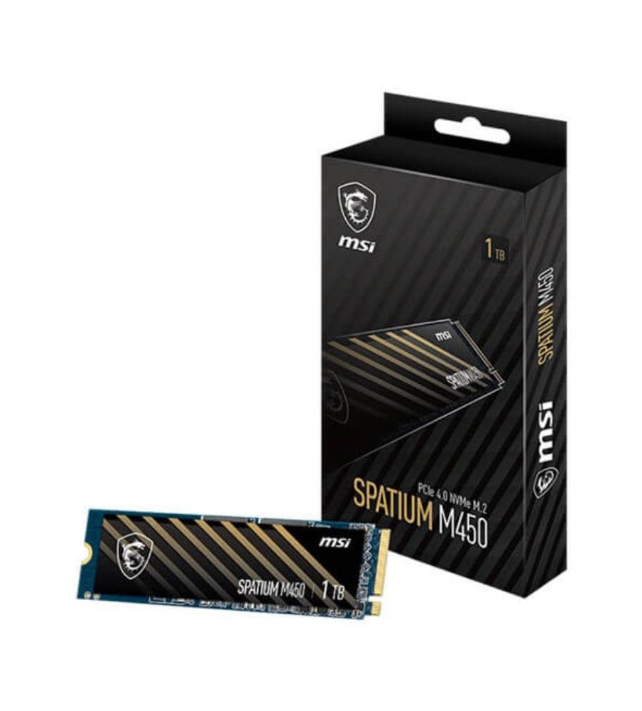 Disque Dur Interne SSD MSI SPATIUM M450 PCIe 4.0 NVMe M.2 2280 / 1 To