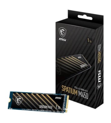Disque Dur Interne SSD MSI SPATIUM M450 PCIe 4.0 NVMe M.2 2280 / 1 To