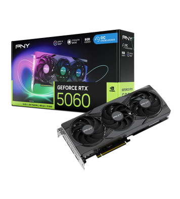 Carte Graphique PNY GeForce RTX 5060 3XOC,8Go,ARGB,PCIE 5.0