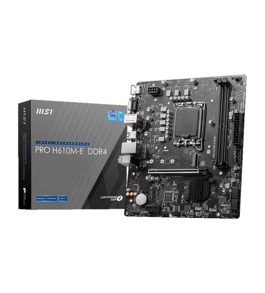 Carte Mère MSI PRO H610M-E DDR4