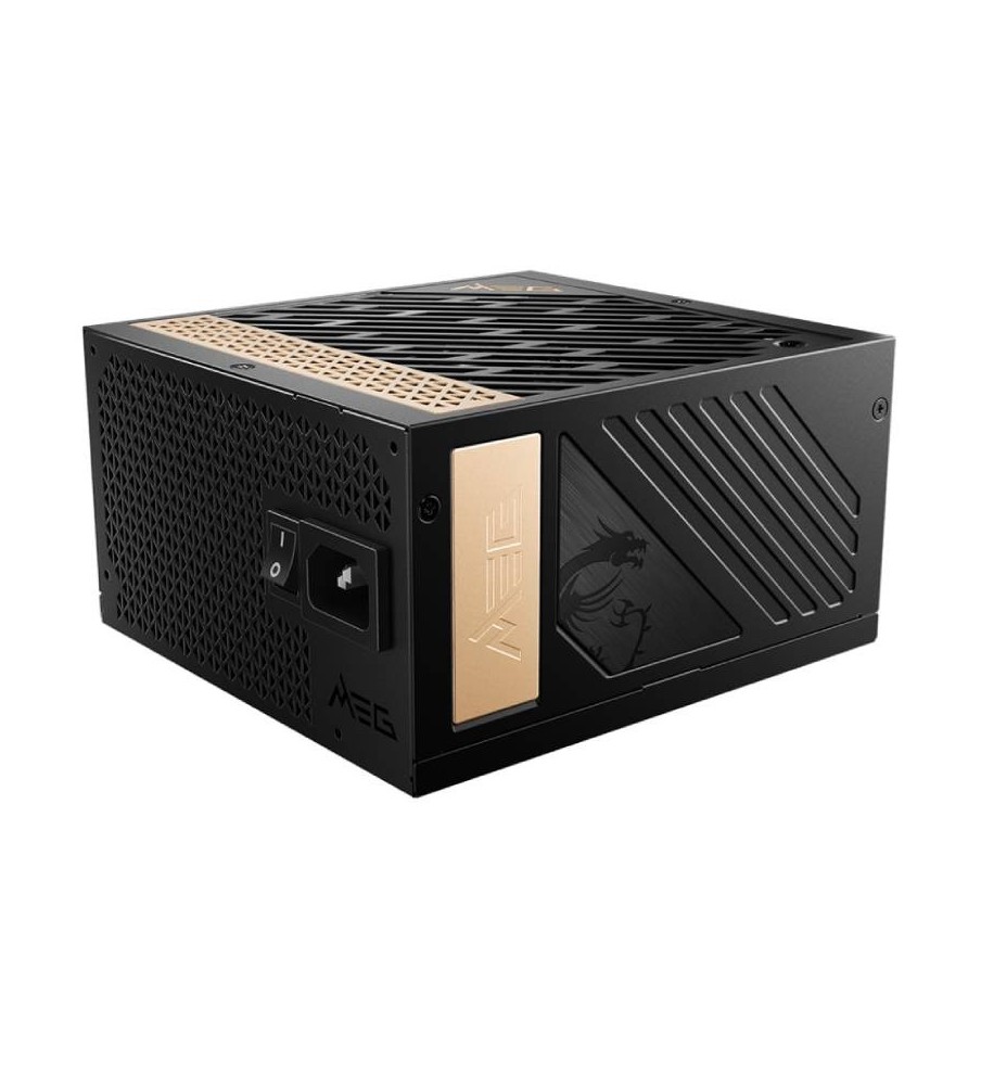 Bloc D'Alimentation Gamer MSI MEG AI1300P PCIE5 80+ Platinum Full Modulaire