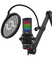 Microphone Gamer Filaire AQIRYS GALILEO - Noir