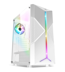 Boîtier Gamer Moyen tour Spirit OF Gamer CLONE 3 ARTIC RGB - ATX / Blanc