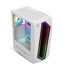 Boitier Spirit Of Gamer Infinity Artic Atx Gaming Argb – Blanc
