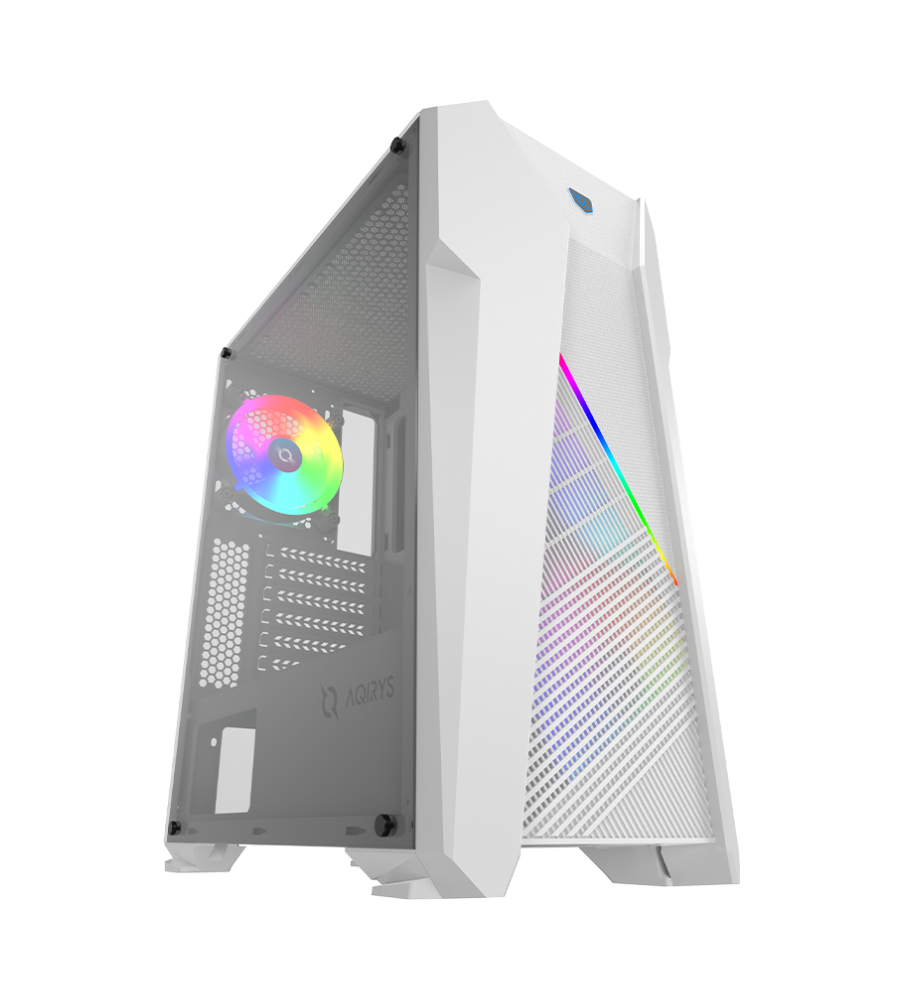 Boîtier Gamer Midi Tour AQIRYS-CANOPUS ARGB / Blanc