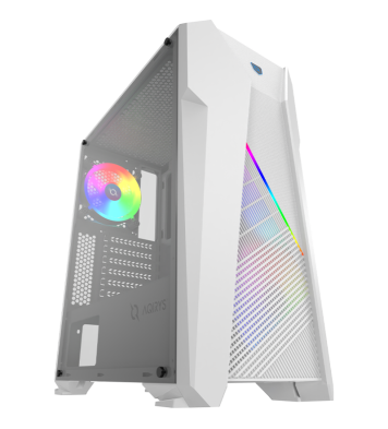 Boîtier Gamer Midi Tour AQIRYS-CANOPUS ARGB / Blanc