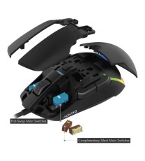 Souris Filaire Gamer AQIRYS LYNX - Noir