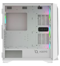 Boitier Gamer Moyen tour Aqirys Arcturus Pro White - EATX - 4 Fans ARGB / Blanc