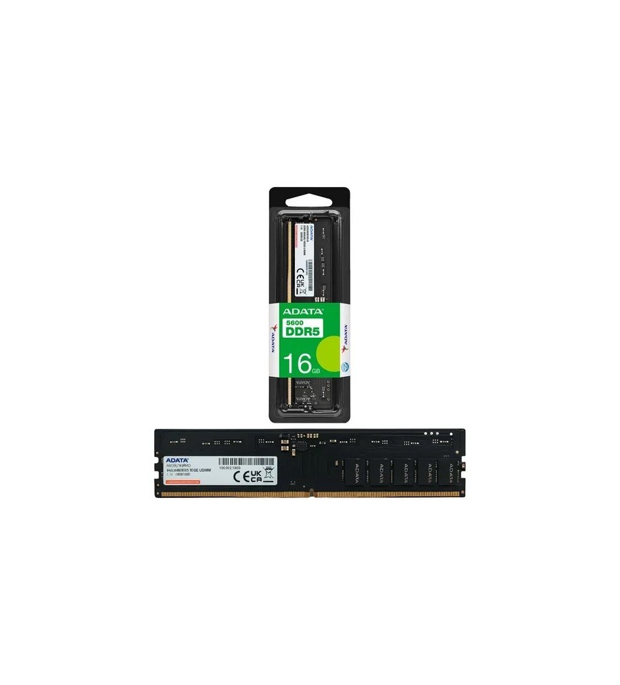 Barrette Mémoire Adata 16Go DDR5 5600Mhz U-Dimm