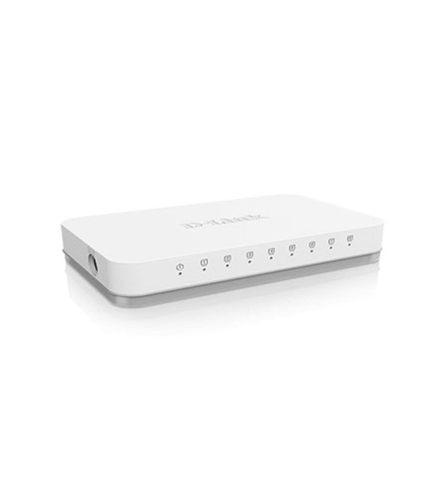Switch D-Link DGS-1008A 8 ports 10/100/1000 Mbps - Gigabit LAN