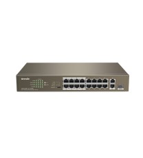 Switch de bureau TENDA TEF1118P-16-150W 16FE+2GE/1SFP avec PoE 16 ports