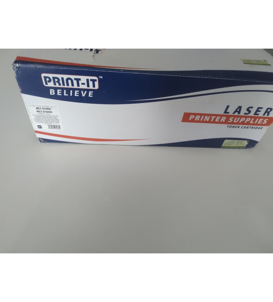 Toner Print it For Use in Samsung ML1660/1665/SCX3200 // MLT-D104S/MLT-D1042S (1500 PAGES)