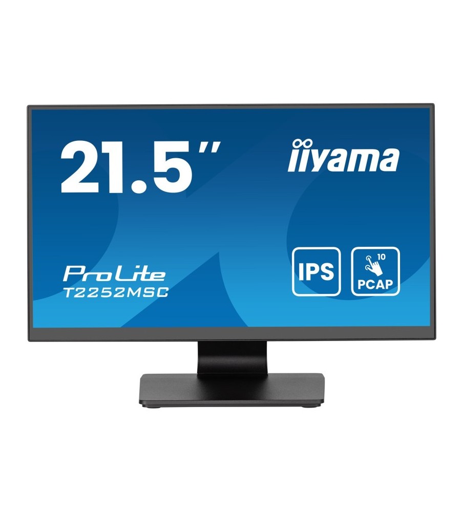 Écran Tactile iiyama ProLite T2252MSC-B2AG 21.5" Full HD IPS / 60 Hz / Noir