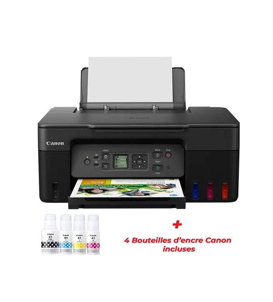 Imprimante Canon Multifonction Pixma G3470 Couleur Réservoir Intégré Wifi Noir