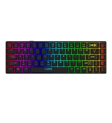 Clavier Gamer Mécanique AQIRYS MIRA 100% Anti-ghosting RGB - Noir
