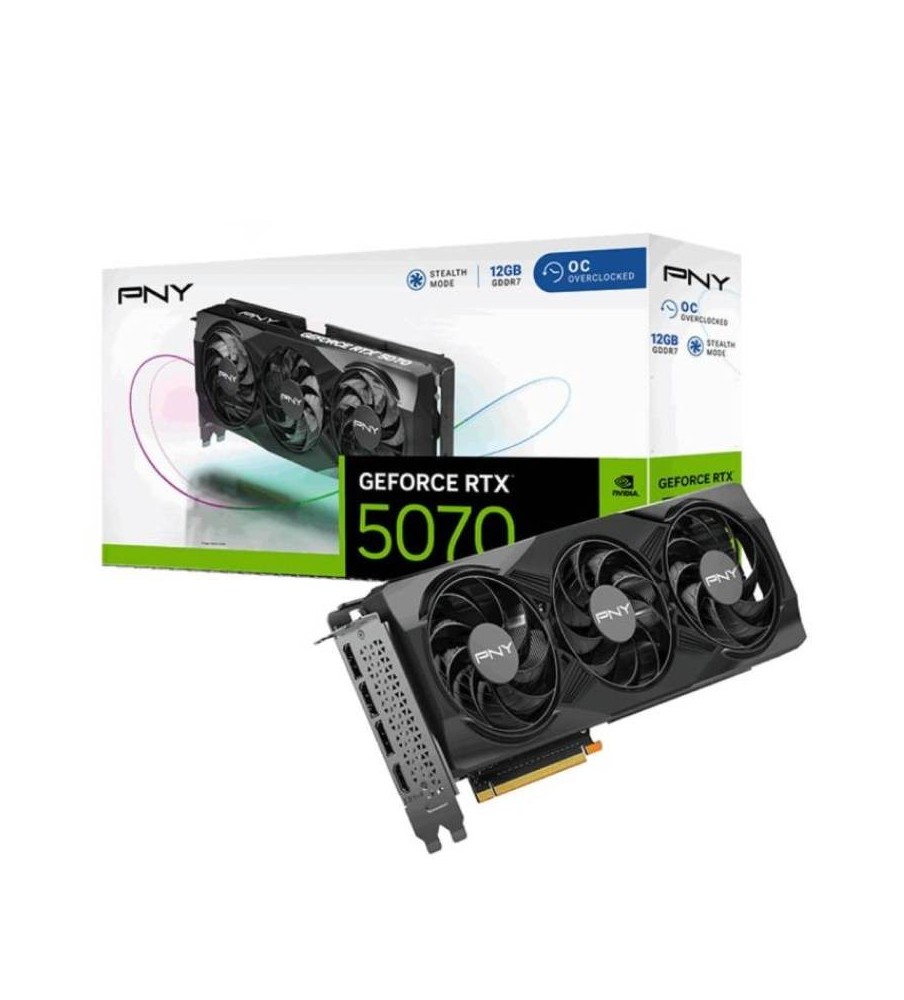 Carte Graphique PNY GeForce RTX 5070 12Go OC Triple Fan