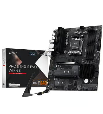 CARTE MERE MSI PRO B840-S EVO WiFi | AM5 DDR5 | Ryzen 9000