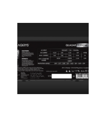 BLOC D’ALIMENTATION AQIRYS QUASAR 1200W BLACK