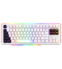 Clavier Gamer MÉCANIQUE AQIRYS ALUDRA TKL 100% ANTI-GHOSTING RGB Blanc