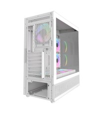 Boitier Gamer Moyen tour Aqirys ANTLIA - ATX - 6 Fans - ARGB White