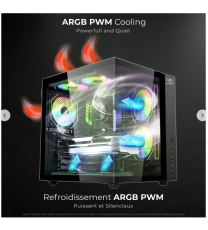 Boitier PC Spirit of Gamer BANDIT GT DARK - ATX - 3 Fan - ARGB