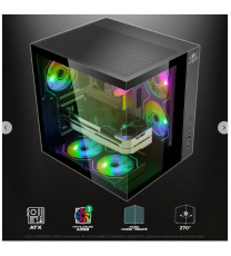 Boitier PC Spirit of Gamer BANDIT GT DARK - ATX - 3 Fan - ARGB