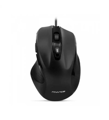 Souris Filaire ADVANCE Shape 6D USB - Noir