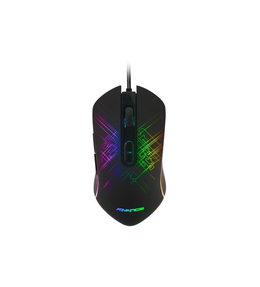 Souris Filaire Gamer ADVANCE GTA230 RGB - Noir