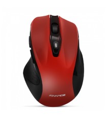 Souris Sans Fil ADVANCE Shape 6D- Rouge